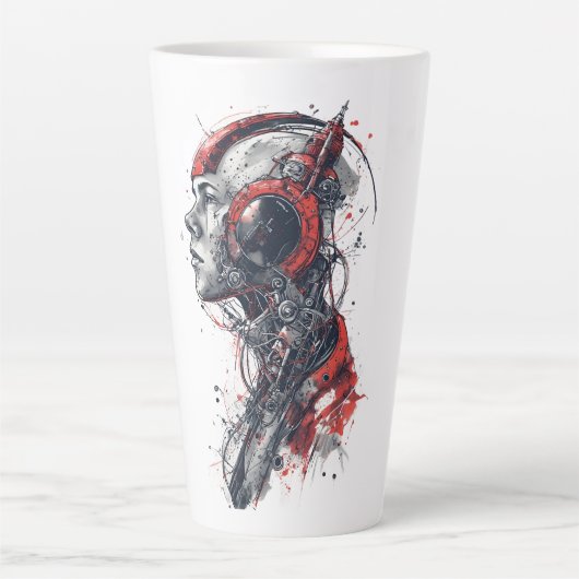 Tasse Latte Red circuit dream (Devant)