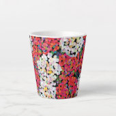 Tasse Latte Red Crystal Floral Blooms (Devant)