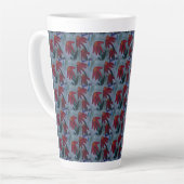 Tasse Latte Red Daisy (Angle gauche)