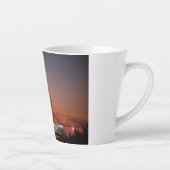 Tasse Latte Red Sky for Space Shuttle Atlantis Launch (Droite)
