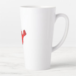 Tasse Latte Red Sun Cheer Mascot