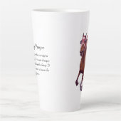 Tasse Latte Red White Brown Champion Racehorse Prayer (Devant)