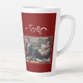 Tasse Latte Red Year 2025 Photo Calendar with Foliage (Droite)