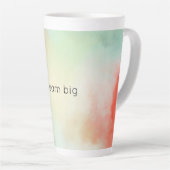 Tasse Latte Red Yellow Blush Tie (Angle droit)