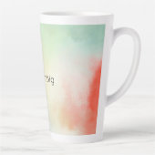 Tasse Latte Red Yellow Blush Tie (Droite)