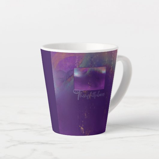 Tasse Latte Réflexion (Angle droit)