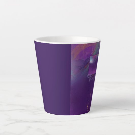 Tasse Latte Réflexion (Devant)