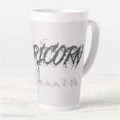 Tasse Latte Réflexion Capricorne (Angle droit)