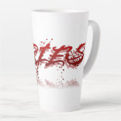 Tasse Latte Réflexion de Aries (Angle droit)