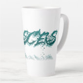 Tasse Latte Réflexion des pics (Angle droit)