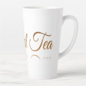 Tasse Latte Réflexion du thé à base de plantes (Droite)