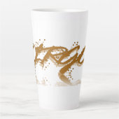 Tasse Latte Réflexion virale (Devant)