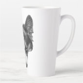 Tasse Latte regard doux corgi calme (Droite)