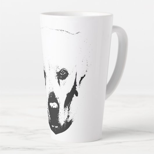 Tasse Latte Regard, Véritable Ami (Angle droit)