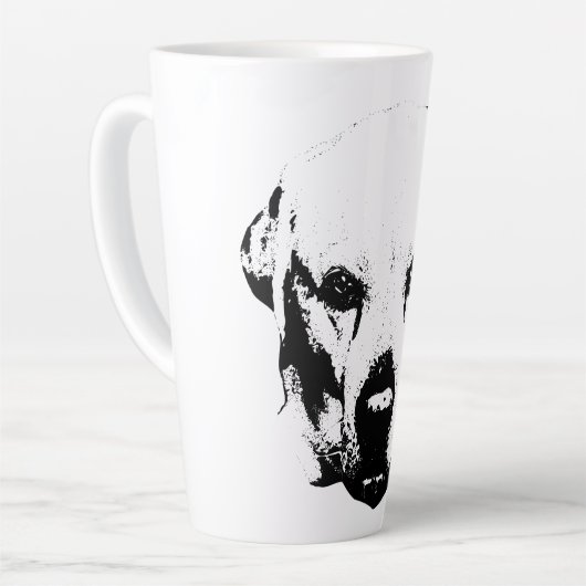 Tasse Latte Regard, Véritable Ami (Angle gauche)