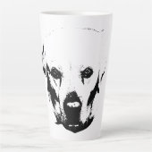 Tasse Latte Regard, Véritable Ami (Devant)