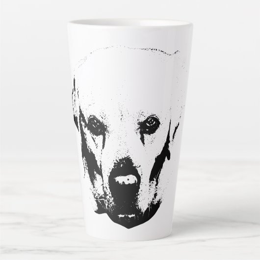 Tasse Latte Regard, Véritable Ami (Devant)