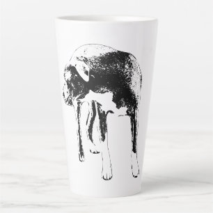 Tasse Latte Regarder la nuit de récolte