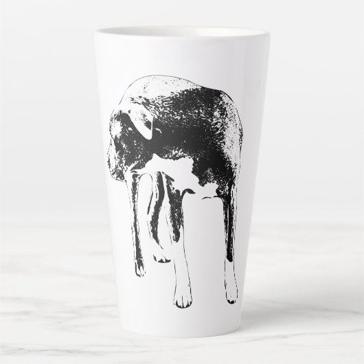 Tasse Latte Regarder la nuit de récolte (Devant)