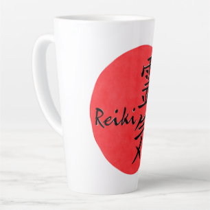 Tasse Latte Reiki Calligraphie Et Word 1