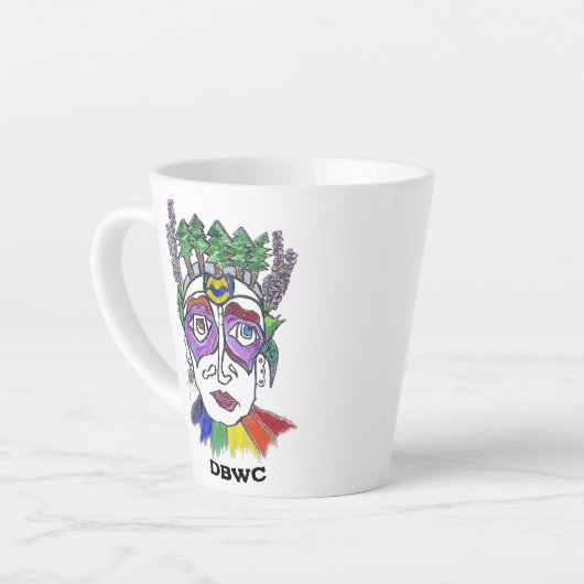 Tasse Latte Reine DBWC (Angle gauche)