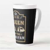 Tasse Latte Reine de la Caravane (Angle droit)