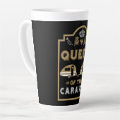 Tasse Latte Reine de la Caravane (Angle gauche)