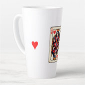 Tasse Latte Reine des Coeurs (Angle gauche)