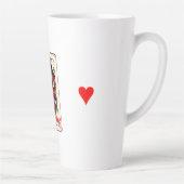 Tasse Latte Reine des Coeurs (Droite)