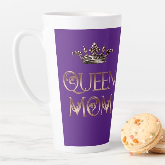 Tasse Latte Reine maman (En situation)