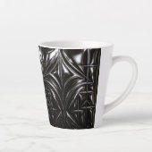 Tasse Latte Relief Luxe Minuit (Droite)