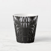Tasse Latte Relief Luxe Minuit (Devant)