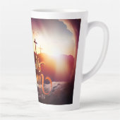 Tasse Latte Religieux de Pâques Il Est Ressuscité (Droite)