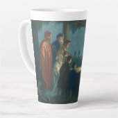 Tasse Latte Religion vintage, Adoration des bergers (Angle gauche)