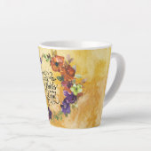 Tasse Latte Remercie le Seigneur, Thanksgiving (Angle droit)