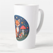 Tasse Latte Ren de dessin animé mignon (Angle droit)