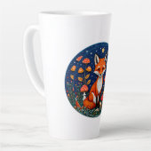 Tasse Latte Ren de dessin animé mignon (Angle gauche)