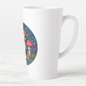 Tasse Latte Ren de dessin animé mignon (Droite)