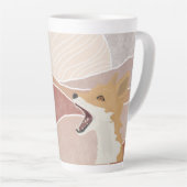 Tasse Latte Renard Abstrait moderne et les collines (Angle droit)