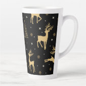 Tasse Latte Renard noir et or (Droite)