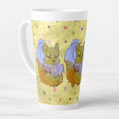 Tasse Latte Renard nommé Dice (Angle gauche)