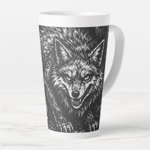 Tasse Latte Renard rusé de la forêt — par BurnsInHell