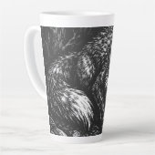 Tasse Latte Renard rusé de la forêt — par BurnsInHell (Angle gauche)