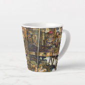 Tasse Latte Rend la créativité plus éclatante (Angle droit)