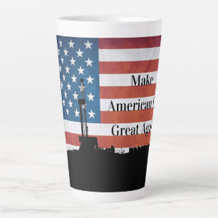 Tasse Latte Rendre sa grandeur au pétrole américain