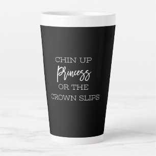 Tasse Latte renifler la princesse ou les feuillets de la couro