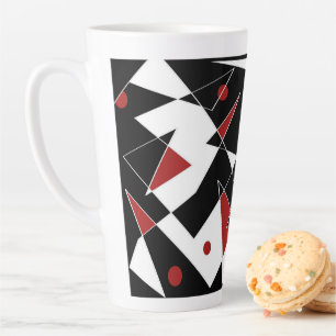 Tasse Latte Repérer les balles rouges