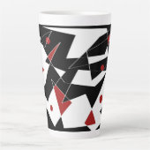 Tasse Latte Repérer les balles rouges (Devant)