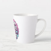 Tasse Latte Répéter le code du sommeil - Programmeur minimalis (Droite)