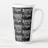 Tasse Latte Réservé Pour La Nuit (Droite)